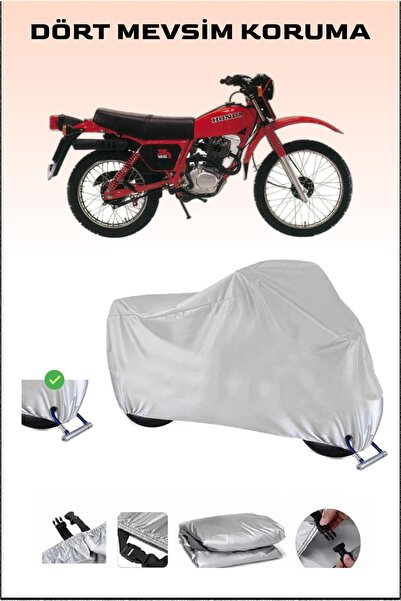 Breen Honda XL 185 S - مشمع دراجة نارية آمن ومقاوم للماء متوافق مع القفل