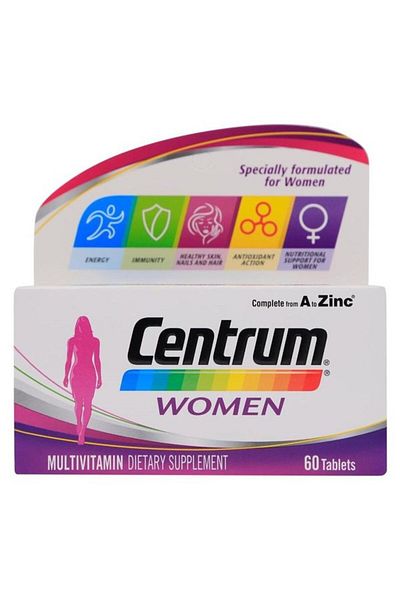 Centrum Women Compl A-zinc Tab 60s