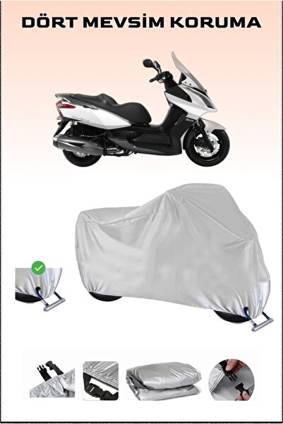 Breen Kymco Downtown 300i - مشمع دراجة نارية آمن ومقاوم للماء متوافق مع القفل