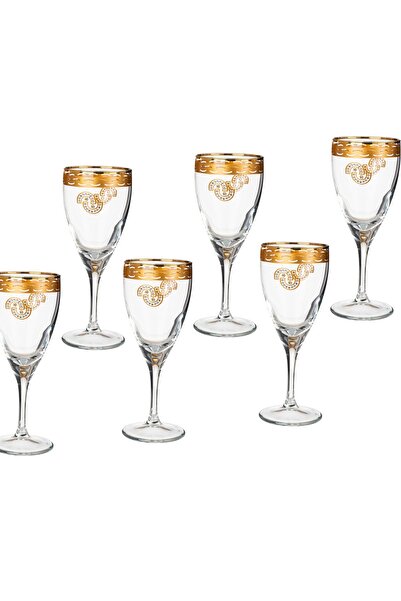 Dania طقم مكون من 6 أكواب عصير صناعة تركية بتصاميم أنيقة ومميزة