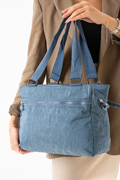 Lifonbag Жіноча велика водостійка сумка з кривавої тканини з хрестоподібними ременями та ременями через плече