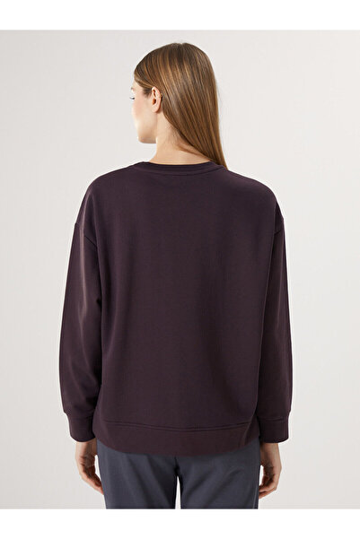 LC Waikiki Дамски суитшърт с щампа и кръгло деколте