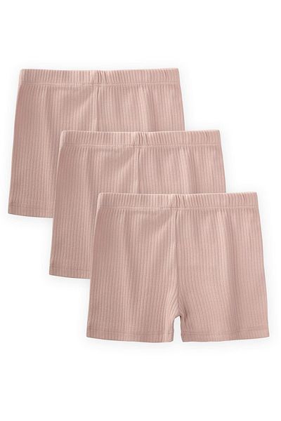 Cigit Basic Powder Pink Shorts for 2-9 Years