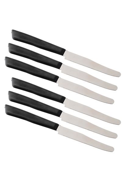 INOXBONOMI A Set Of Stainless Steel Fruit Knives, Made In Italy, 6 Pieces