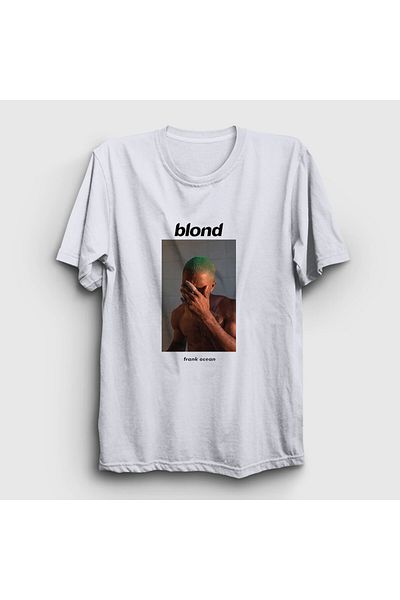 Presmono Μπλουζάκι Unisex Λευκό Ξανθό Μουσική Frank Ocean 507083 ττ