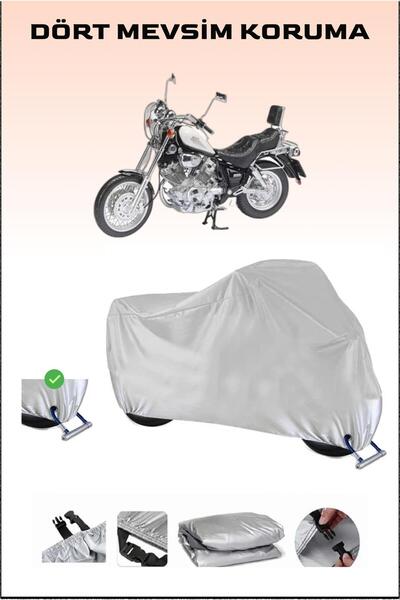 Breen Yamaha Virago XV 1100 - مشمع دراجة نارية آمن ومقاوم للماء متوافق مع القفل