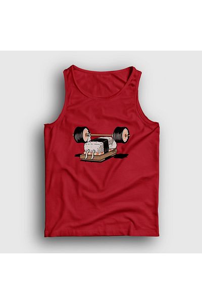 Presmono Unisex Red Gym Fitness Bodybuilding Σούσι Μονό 509320 ττ
