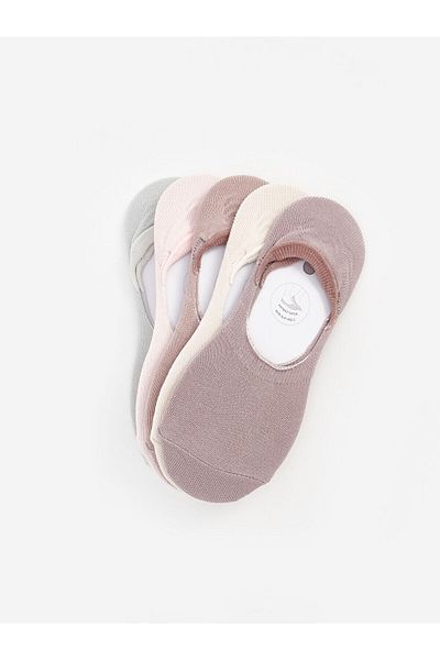 LC Waikiki Lcwk dámské hladké balerínové ponožky 5 balení