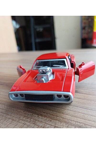 OYUNCAKSAHİLİ Fast And Furious Dodge Hızlı Öfkeli Doom 12cm Dominic Toretto Koleksiyon Çekbırak Metal Araba Kapılar Açılır Diecast