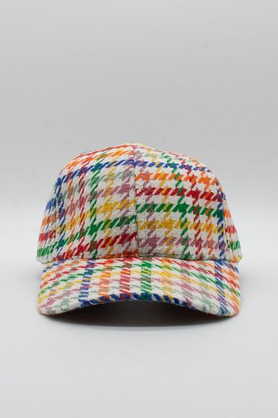 Külah Women's Multicolor Colorful Woolen Winter Baseball Cap Hat