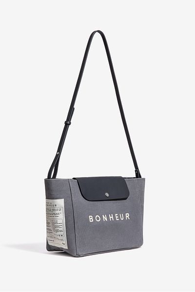 Bonheur Clutch+Bag N ° 6 - Ghost Gray