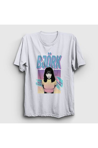 Presmono Μπλουζάκι Unisex White Music Björk 512488 ττ