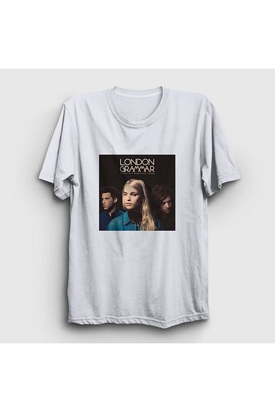 Presmono London Grammar Unisex Λευκό Μουσικό T-Shirt - Truth 515028 ττ