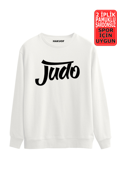 hakuof Hanorac unisex cu imprimeu JUDO
