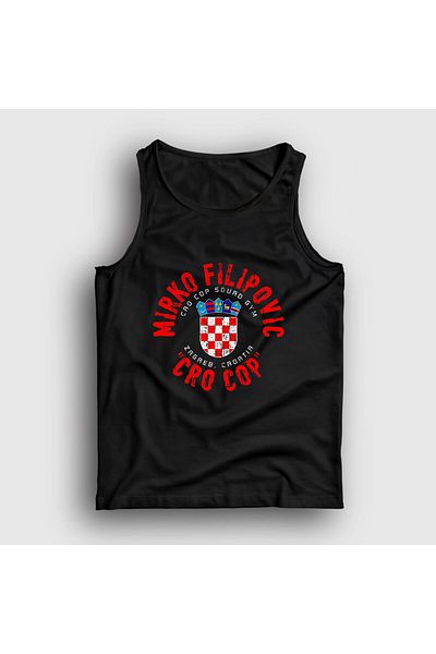 Presmono Μαύρο Unisex Kickbox UFC MMA Mirko Cro Cop Αθλητής 510117 TT