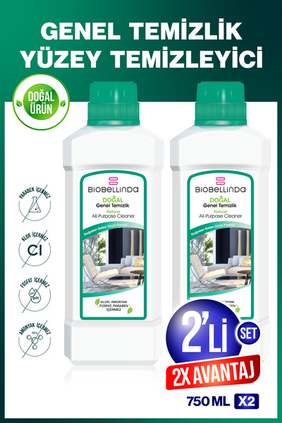 BioBellinda Genel Temizlik Genel Temizlik Ürünü 2 Adet