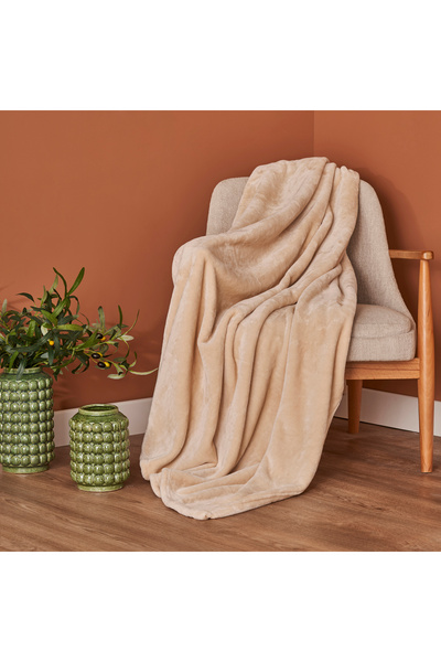 Bella Maison Shelly Wellsoft Tv Battaniyesi Latte (140x190 cm)