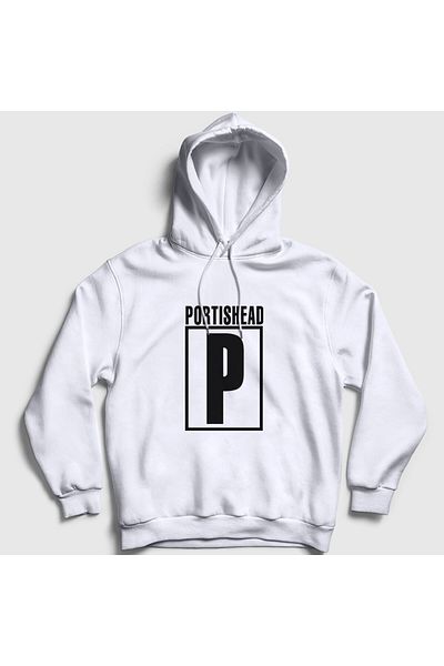 Presmono Φούτερ με κουκούλα Unisex White Logo Music Portishead 510989 ττ