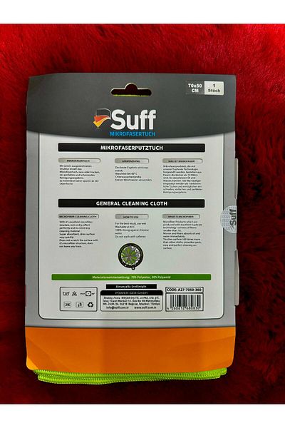 Suff Begonya Microfiber Cleaning Cloth (70X50) 1 Piece