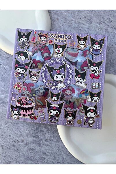 oyuncakçı savaş & europe shop Kuromi My Melody Cinnamaroll Şeffaf Sticker Set...