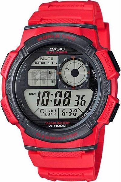 Casio Ae-1000W-4Avdf Digital Men's Wristwatch