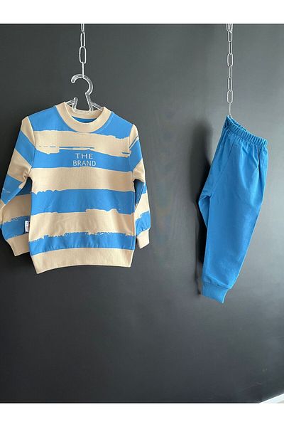 Zelhankids Σετ αθλητική φόρμα με ριγέ σχέδιο
