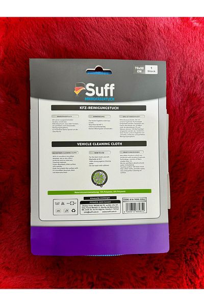 Suff Schneeglöckhen Kardelen Microfiber Auto Cleaning Cloth (70X50) 1 Pcs