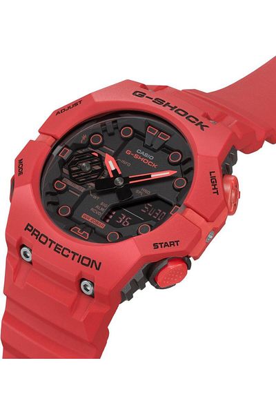 Casio ساعة يد رجالية جي شوك Ga-b001-4adr متصلة بالبلوتوث