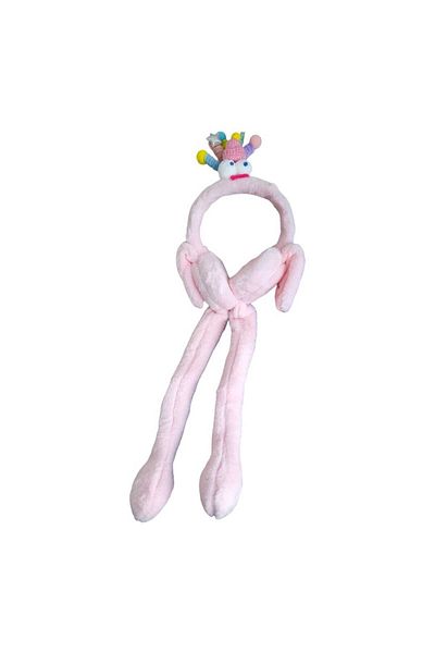 Aware Time Children's Plush Figured Movable Ear Movable Sound Winter Earmuff