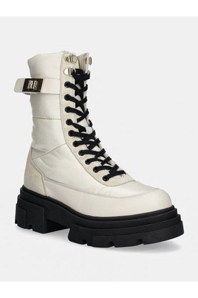 Tommy Hilfiger BIKER LEATHER MIX LACE-UP