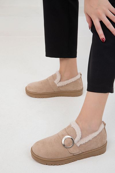 SOHO Γυμνές σουέτ γυναικείες μπότες - 19854 Model Bootie