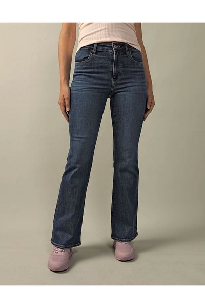 AMERICAN EAGLE Ae Next Level Super High Waist Flare Jean - U-1436-4542