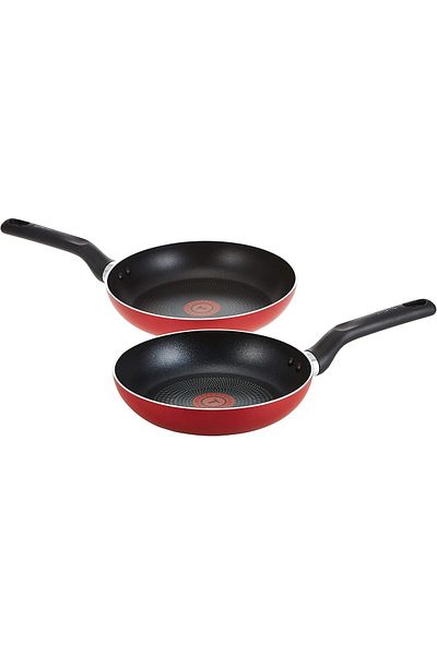 TEFAL مجموعة سوبر كوك 12 قطعة |   فريبانز 22/24 سم، ووكبان 28 سم