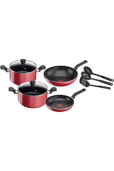TEFAL Super Cook 24 cm Frypan - Set of 9 Cookware
