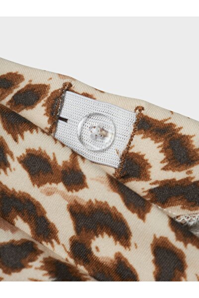 name ıt Leopard Print Nkfnuni Bootcut Trousers - 13241885