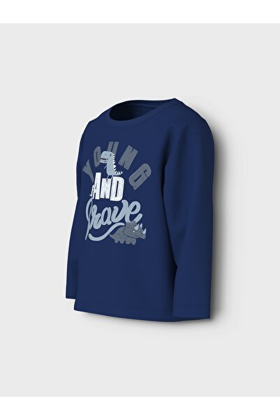 name ıt Nmmvictor Ls Nreg Top Navy Blue 13234712