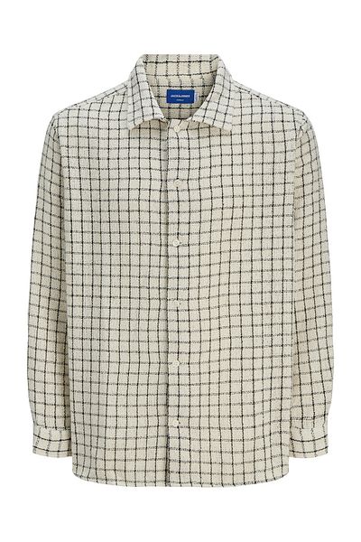 Jack & Jones Jorwinter Boucle Shirt - Ls Styd Aw24 Ecru 12277485