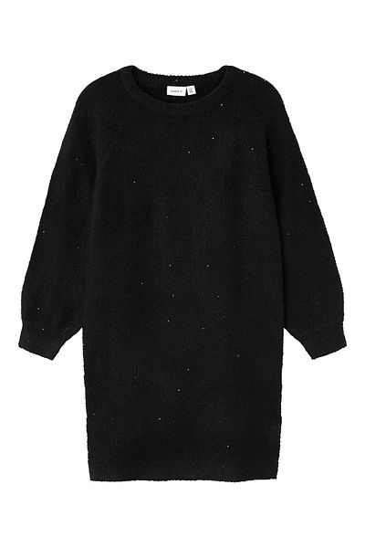 name ıt Nkfsimira Black Knit Dress - 13223049