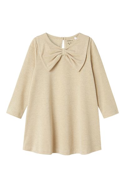name ıt Nmfrnanna Beige Ls Dress - 13240499