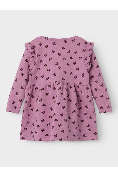 name ıt Nmfrdolly Light Sweat Ls Dress Unb Pink 13235986