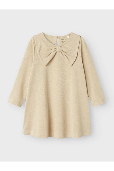 name ıt Nmfrnanna Beige Ls Dress - 13240499