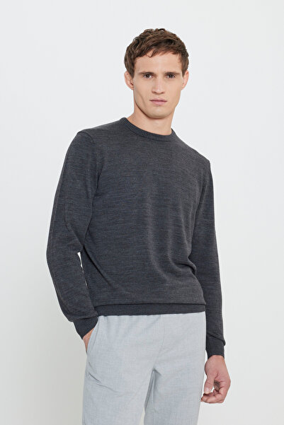 George Henry Ανδρικό πουλόβερ με λαιμόκοψη με λαιμόκοψη με ζεστή εφαρμογή