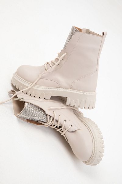 SOHO Béžové dámské boty - 20053 Model Bootie
