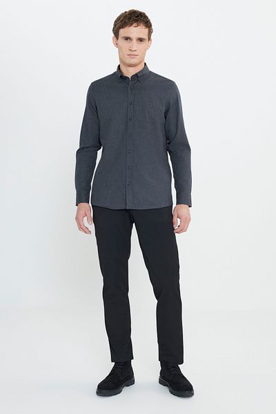 ALTINYILDIZ CLASSICS Slim Fit Slim Fit Classic γιακά πουκάμισο Dobby