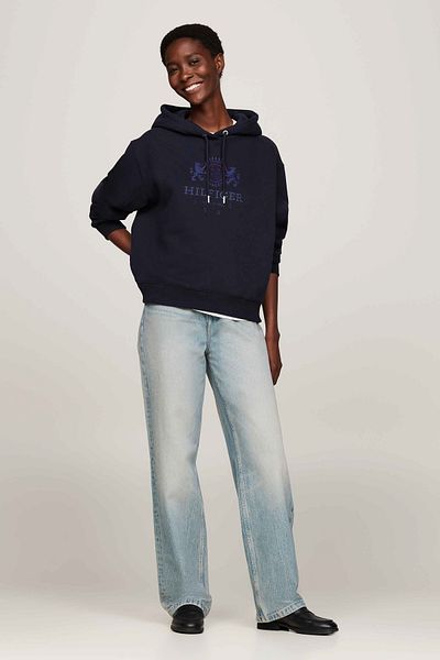 Tommy Hilfiger Bluza z kapturem Mdrn Reg Varsity Crest