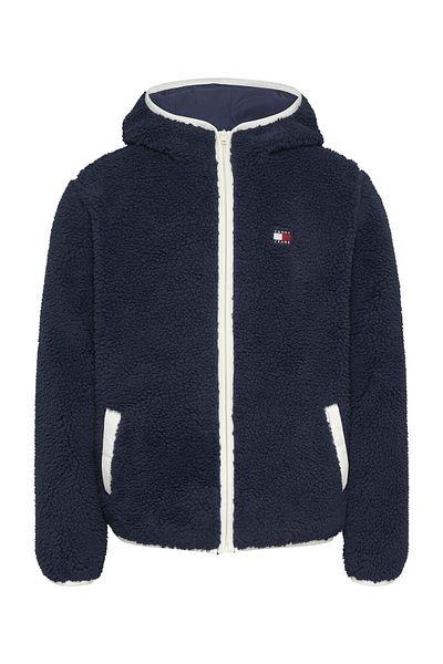 Tommy Hilfiger Pánský softshellový odznak Polar Tjm Reg Teddy Zip Trucker – stylový a pohodlný
