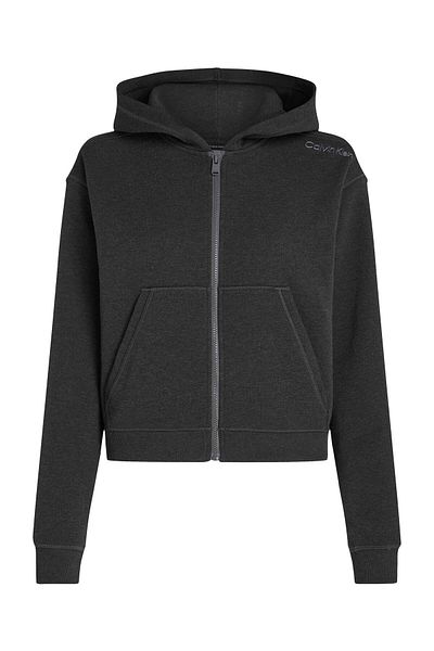 Calvin Klein Dámská černá mikina - design s kapucí na zip