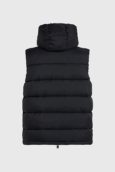 Calvin Klein Men's Black Vest - Hooded, Stylish Looking, Daily Use, Brand Logo 00Gmf