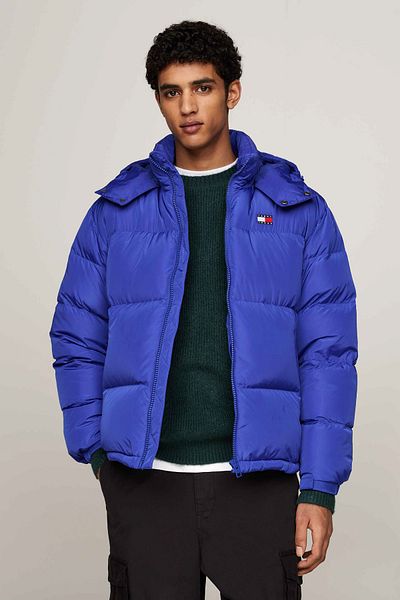 Tommy Jeans Alaska Puffer Extreme – Blauer Herrenmantel DM0DM19537C8TTJM