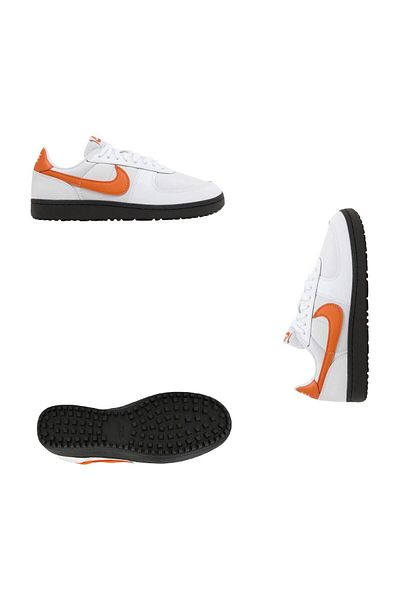 Nike W Field General '82 – Weiß/Orange-Lack-Schwarz